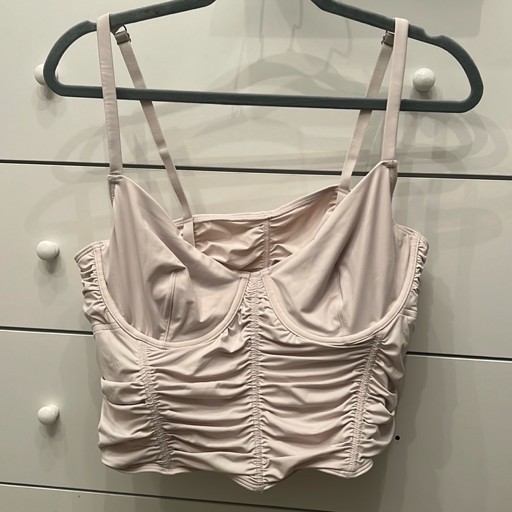 Gilly Hicks ruched bustier
